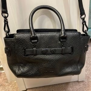 Coach black date night bag